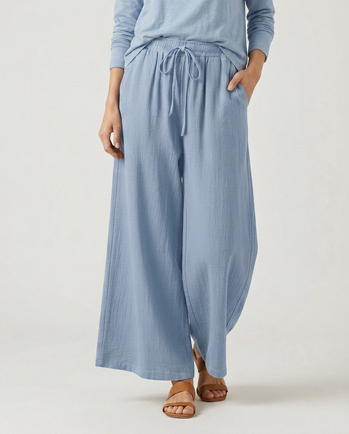 Gloria | Wide-Leg Pants with Drawstring
