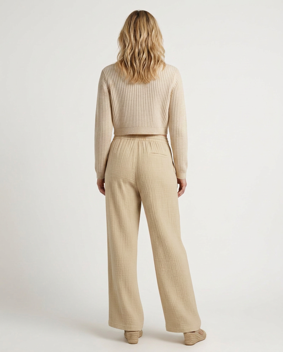 Tiffany | Wide-Leg Pants with Elastic Waist