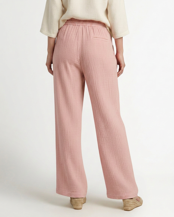 Tiffany | Wide-Leg Pants with Elastic Waist