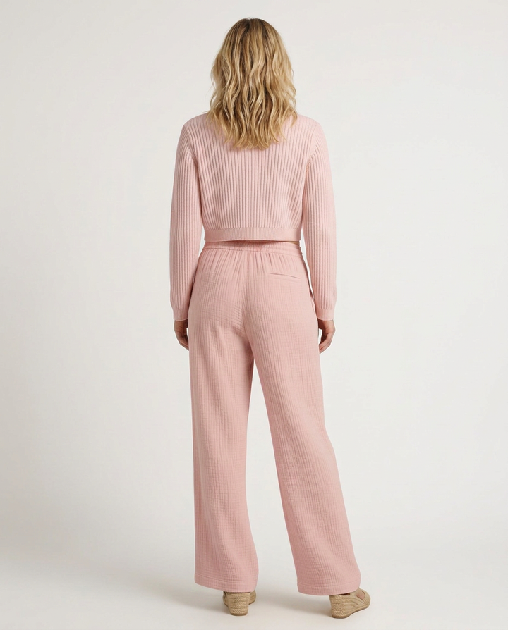 Tiffany | Wide-Leg Pants with Elastic Waist
