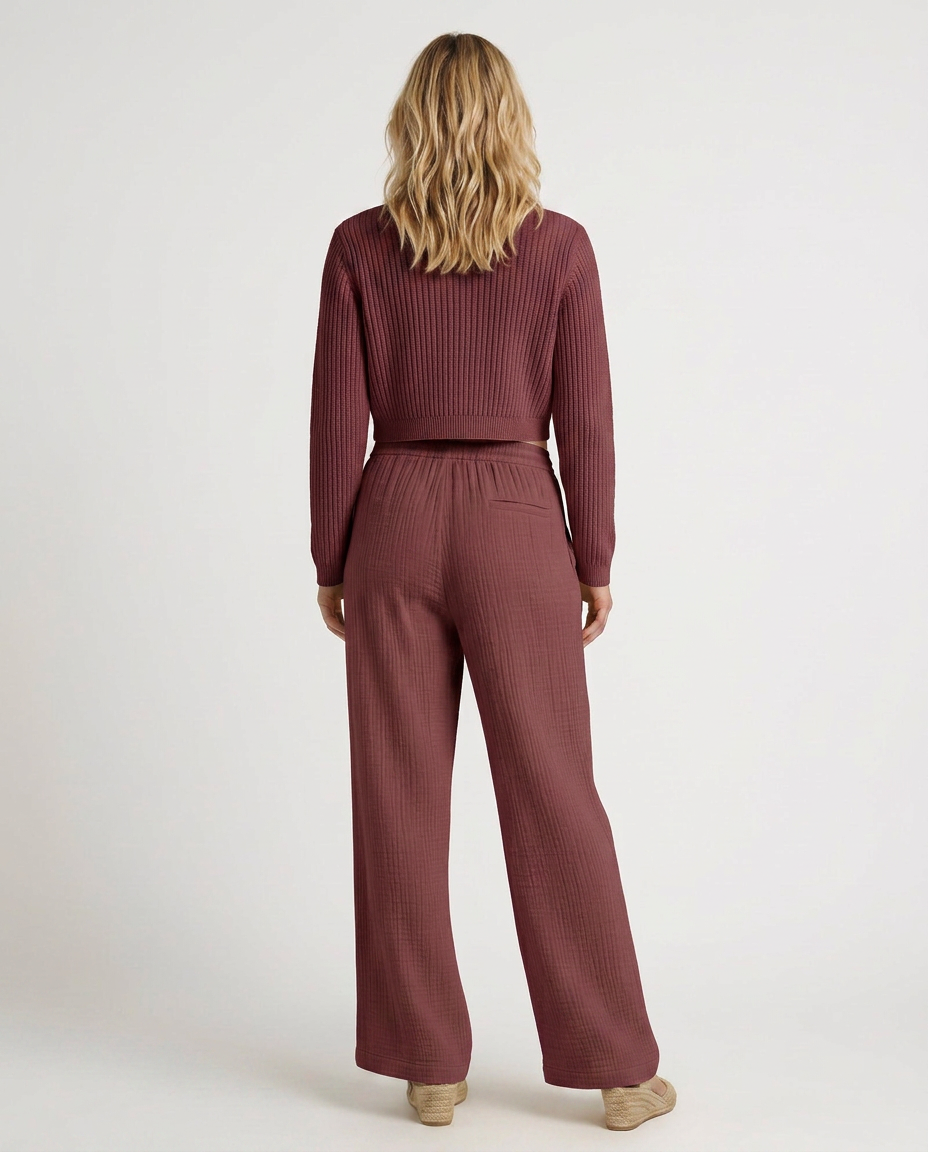 Tiffany | Wide-Leg Pants with Elastic Waist