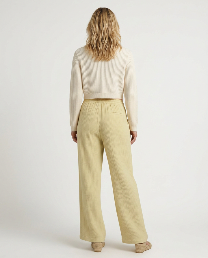 Tiffany | Wide-Leg Pants with Elastic Waist