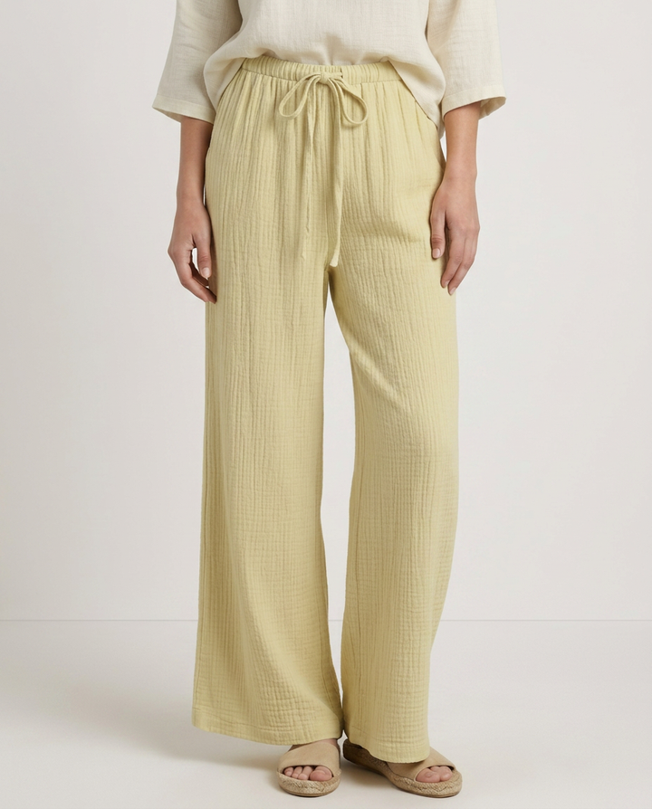Tiffany | Wide-Leg Pants with Elastic Waist