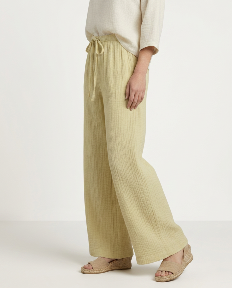 Tiffany | Wide-Leg Pants with Elastic Waist