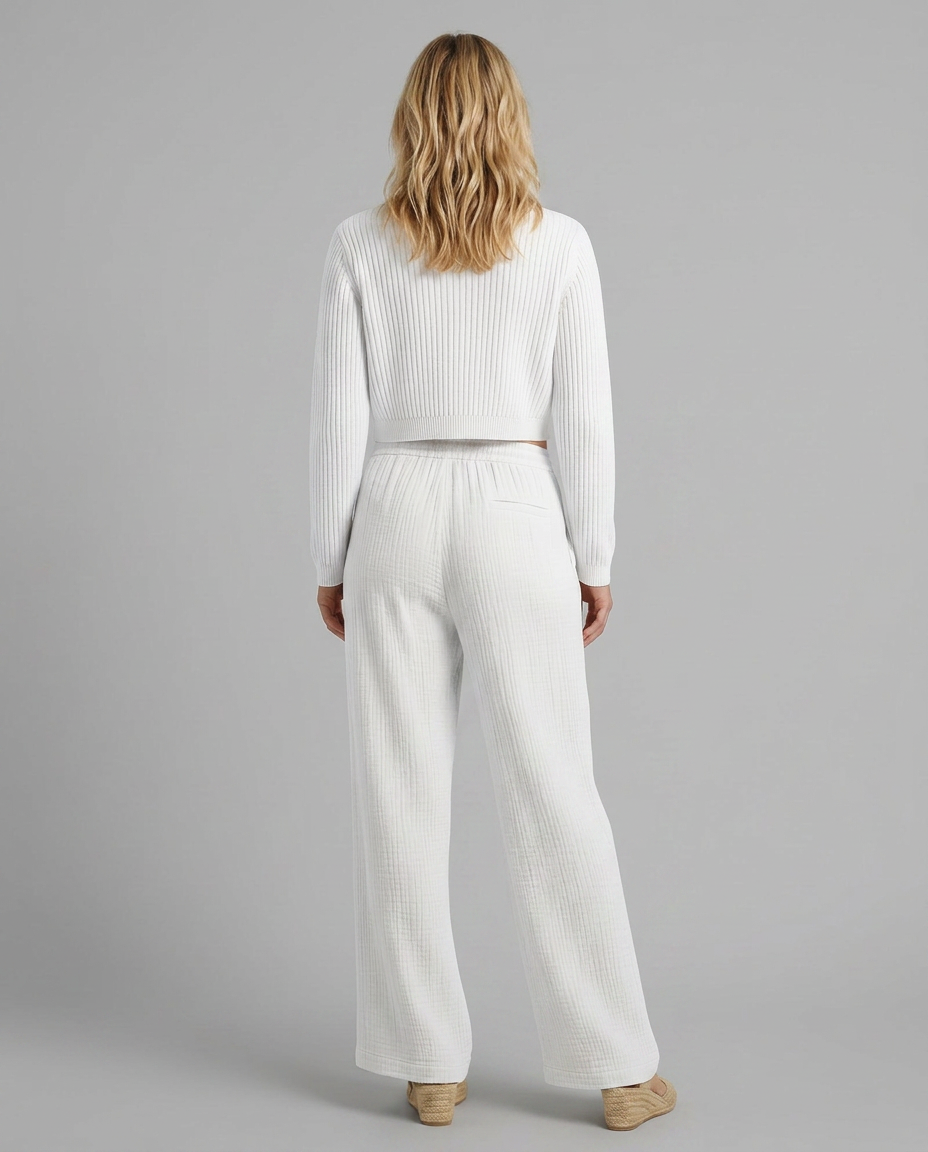 Tiffany | Wide-Leg Pants with Elastic Waist