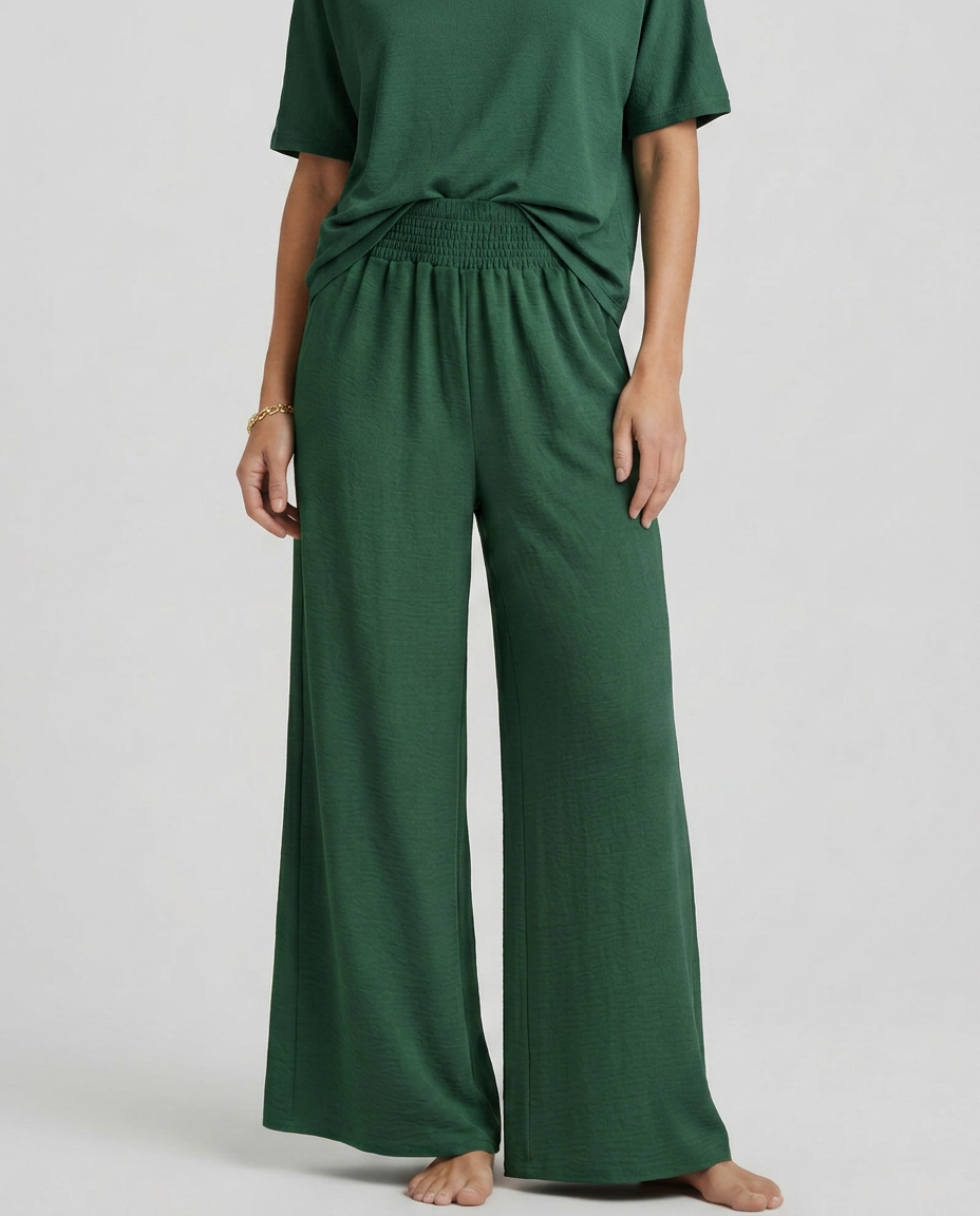 Kristin | Wide-Leg Pants with Elastic Waist