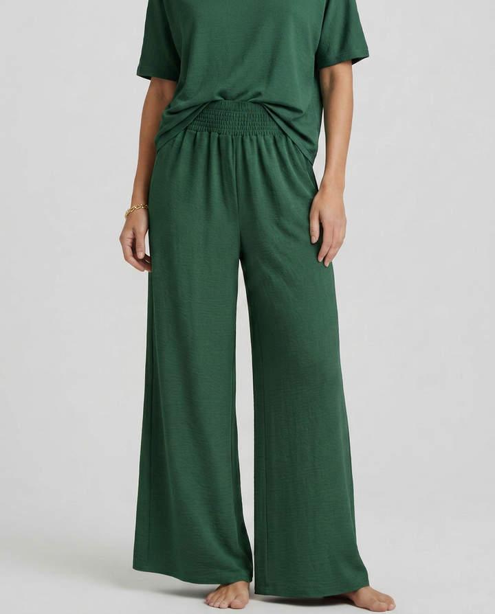 Kristin | Wide-Leg Pants with Elastic Waist