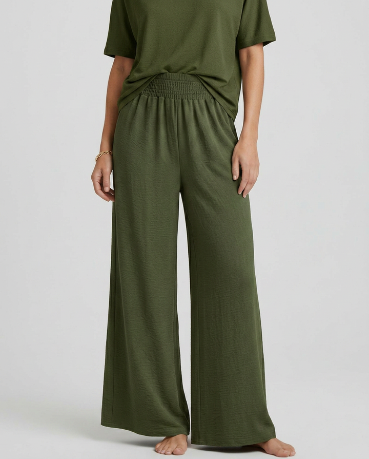 Kristin | Wide-Leg Pants with Elastic Waist