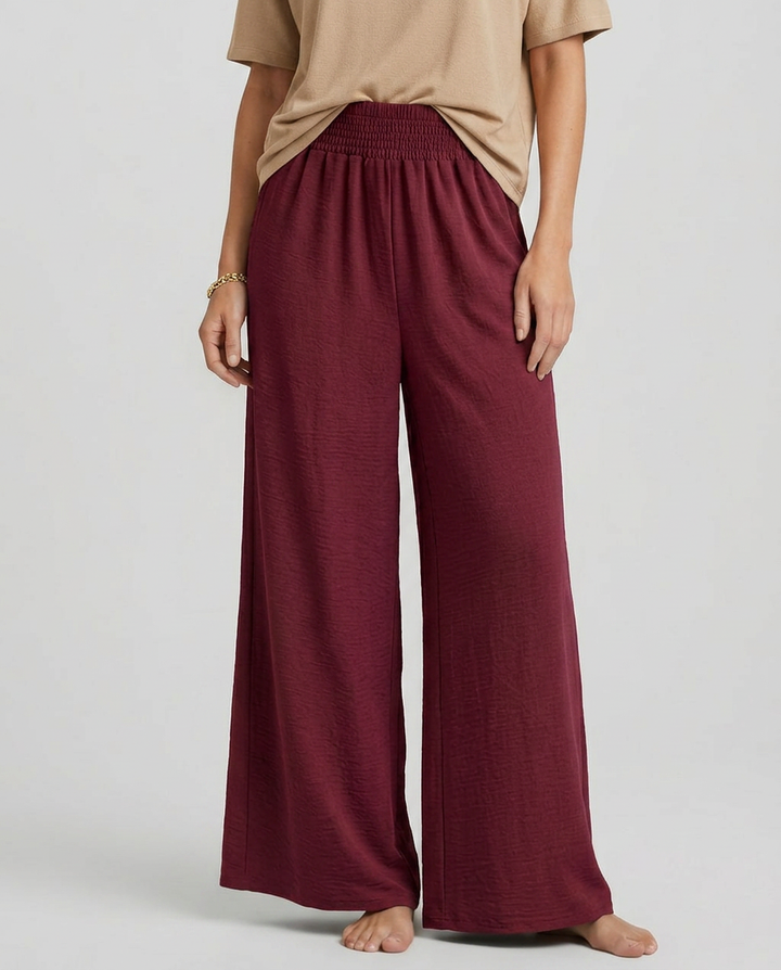 Kristin | Wide-Leg Pants with Elastic Waist