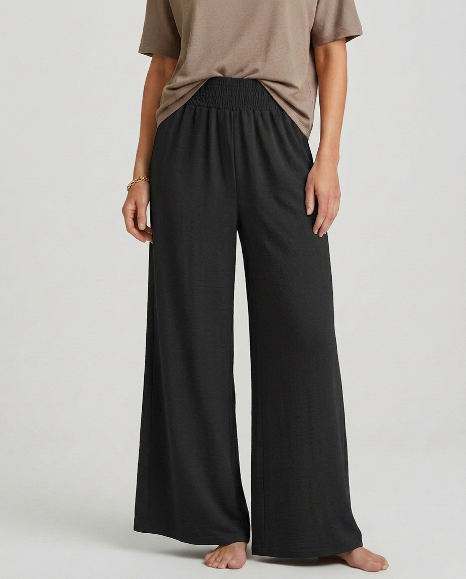 Kristin | Wide-Leg Pants with Elastic Waist