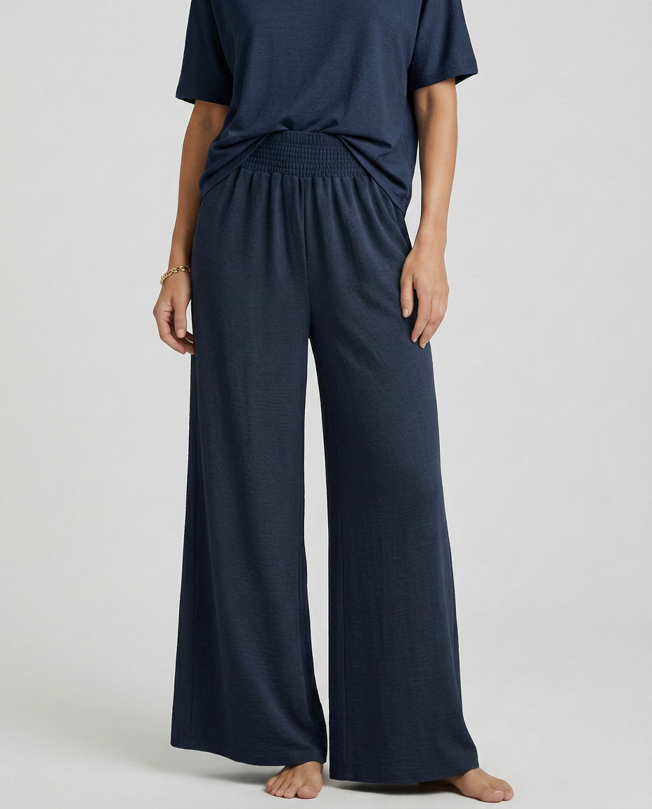 Kristin | Wide-Leg Pants with Elastic Waist
