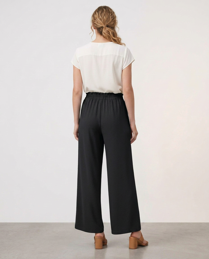 Tami | Wide Leg Pants with Elastic Waistband