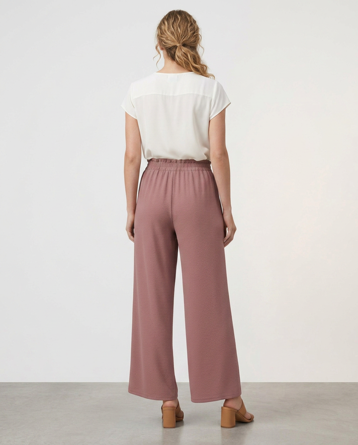 Tami | Wide Leg Pants with Elastic Waistband