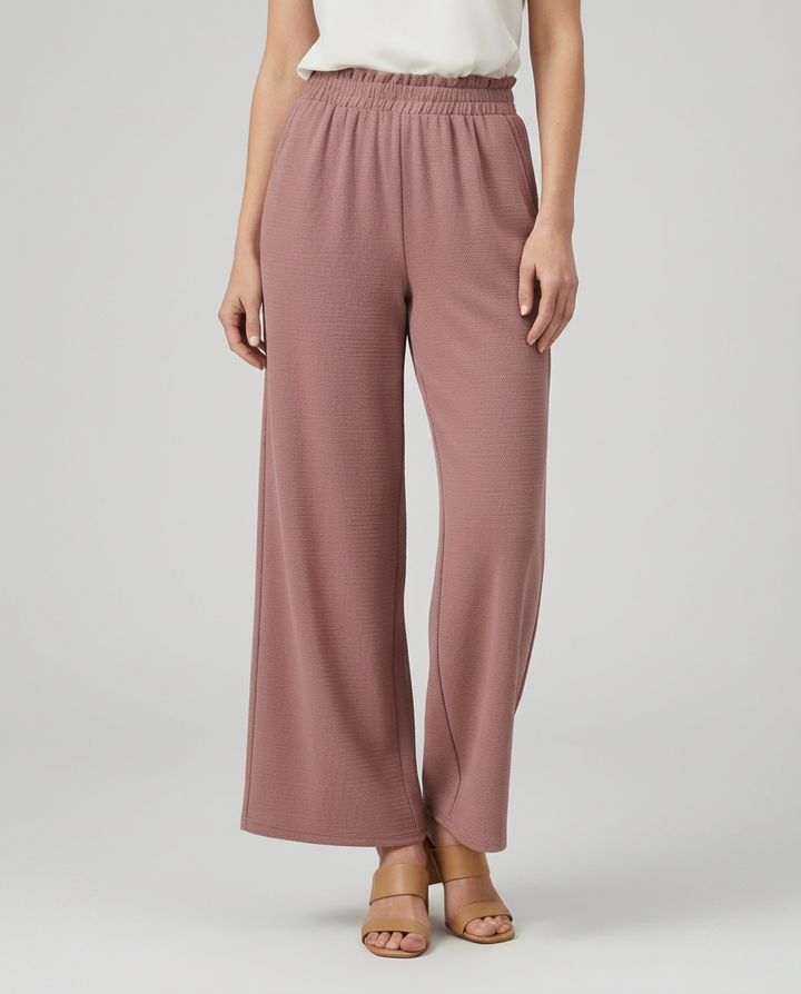 Tami | Wide Leg Pants with Elastic Waistband