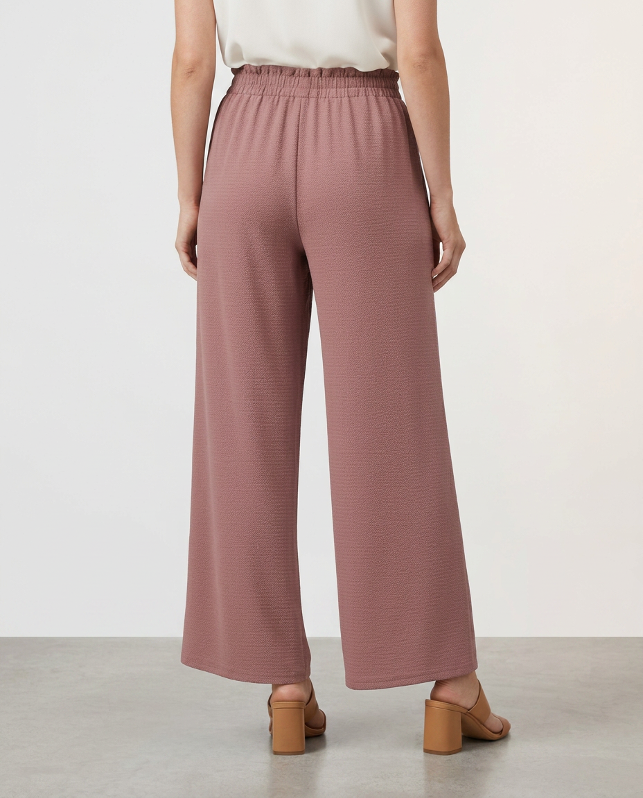 Tami | Wide Leg Pants with Elastic Waistband