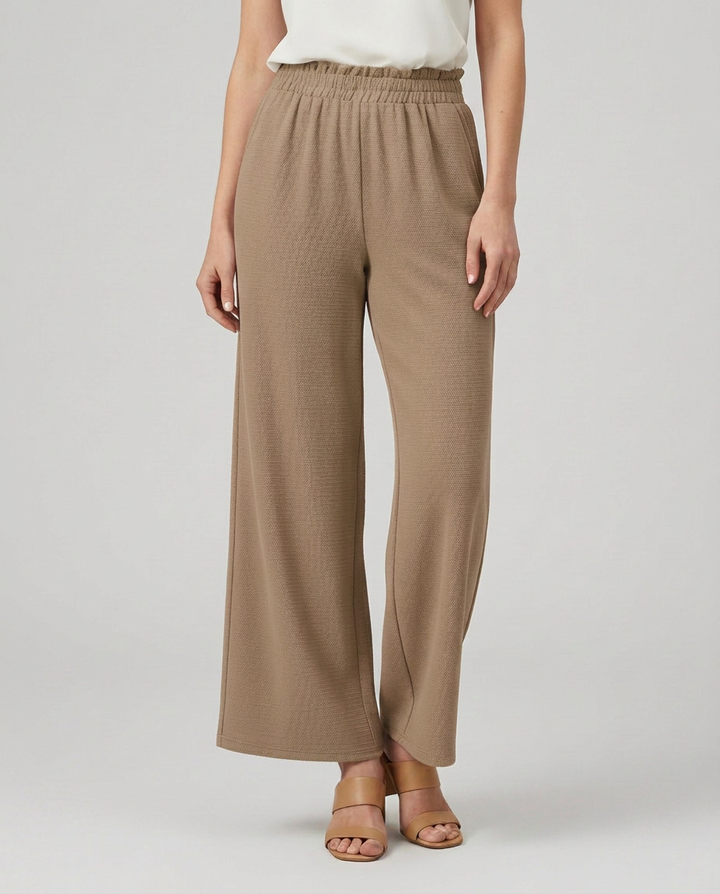 Tami | Wide Leg Pants with Elastic Waistband