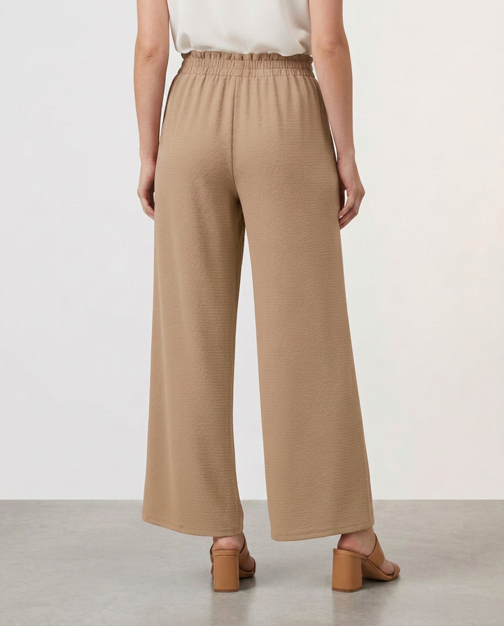 Tami | Wide Leg Pants with Elastic Waistband