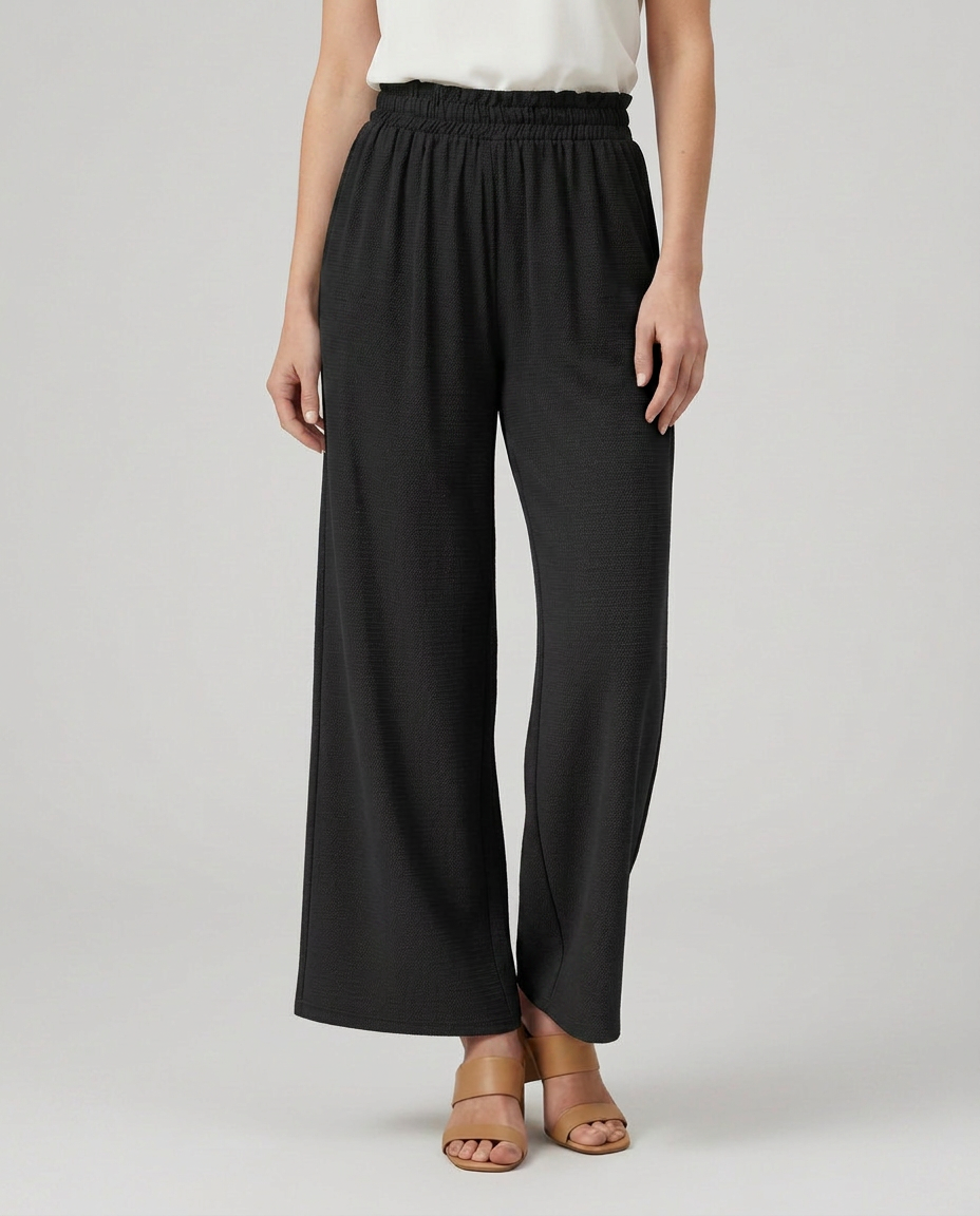 Tami | Wide Leg Pants with Elastic Waistband