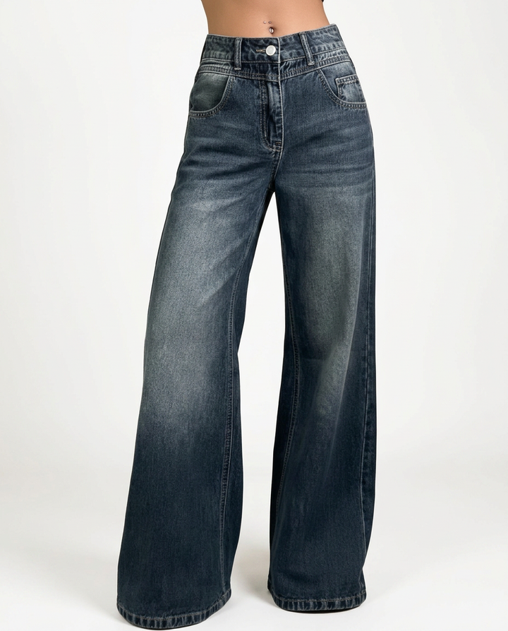 Adrian | Mid-Waist Wide-Leg Pants