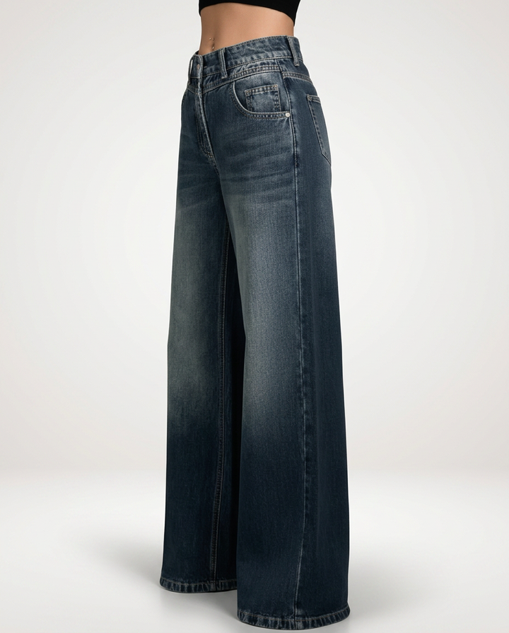 Adrian | Mid-Waist Wide-Leg Pants