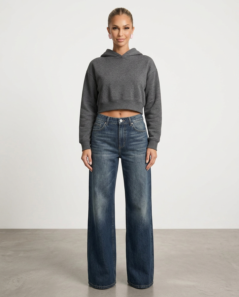Adrian | Mid-Waist Wide-Leg Pants