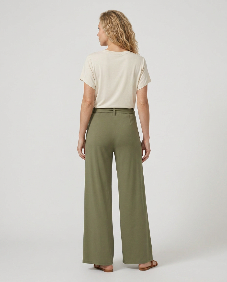 Polly | Tie-Waist Wide-Leg Pants