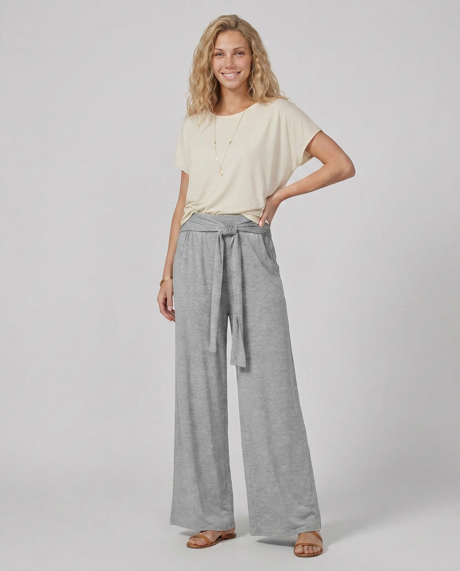 Polly | Tie-Waist Wide-Leg Pants