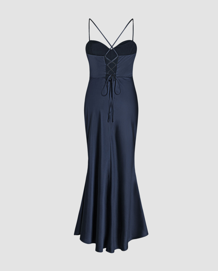 Evelina | Maxi Dress with Draped Bodice
