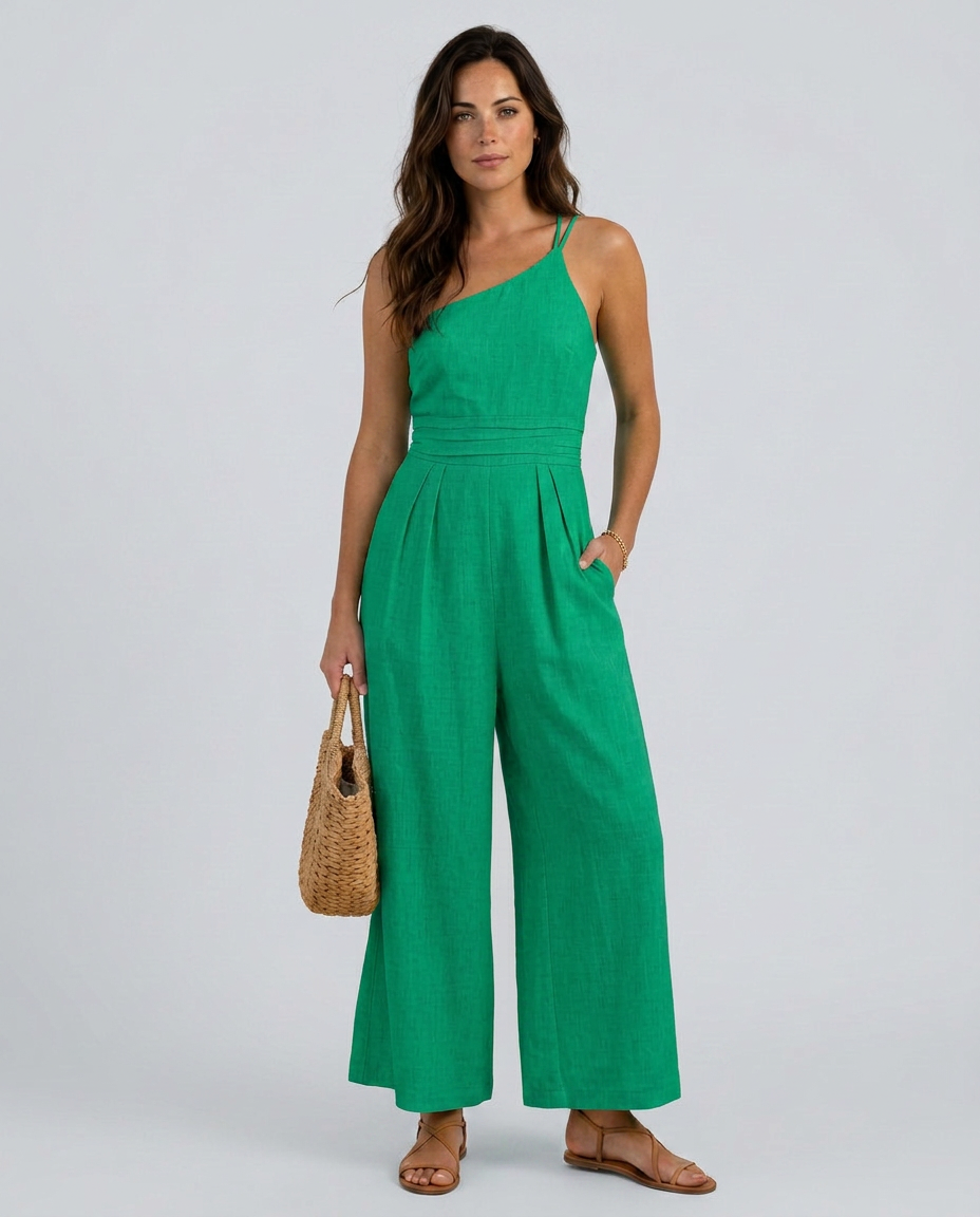 Rhoda | Backless Strap Jumpsuit with Wide-Leg Pants