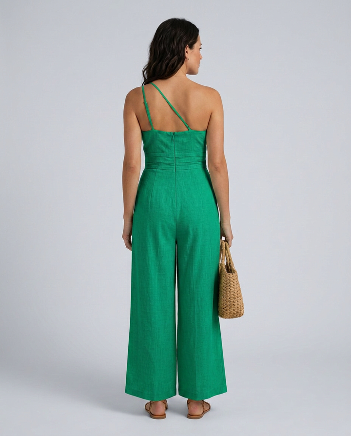 Rhoda | Backless Strap Jumpsuit with Wide-Leg Pants
