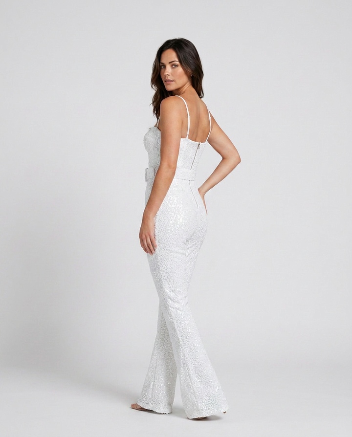 Valentina | Sequin Jumpsuit with Flared Pants