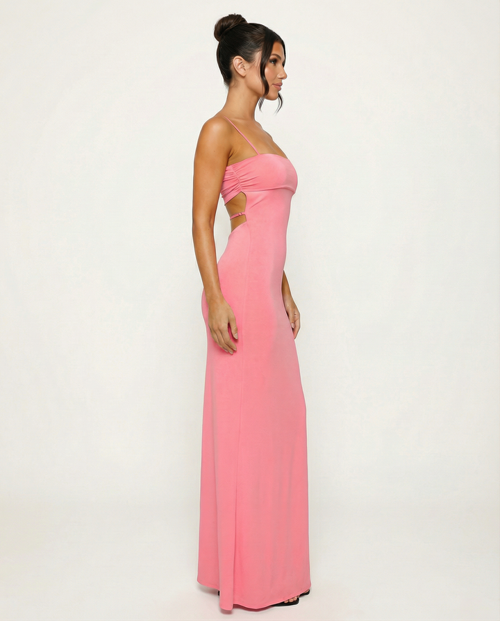 Maggie | Cut Out Strap Maxi Dress