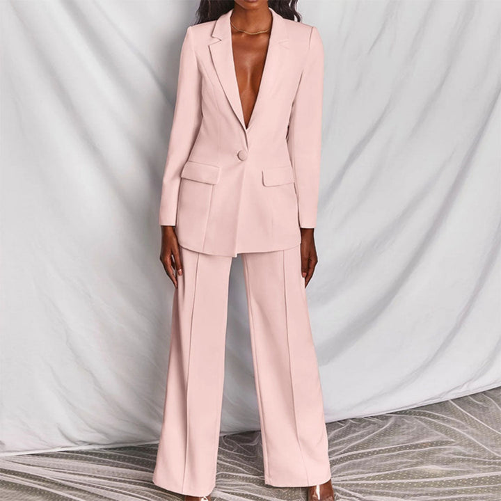 Nadia | Blazer &amp; Wide Leg Pant Co-ord Set