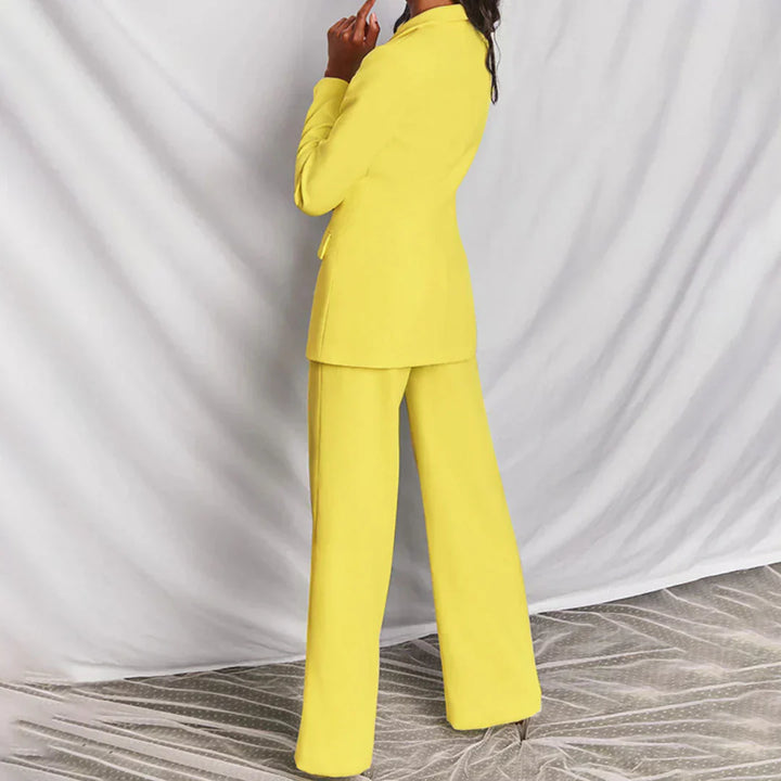 Ravelle | Longline Tailored Wide-Leg Pant Suit