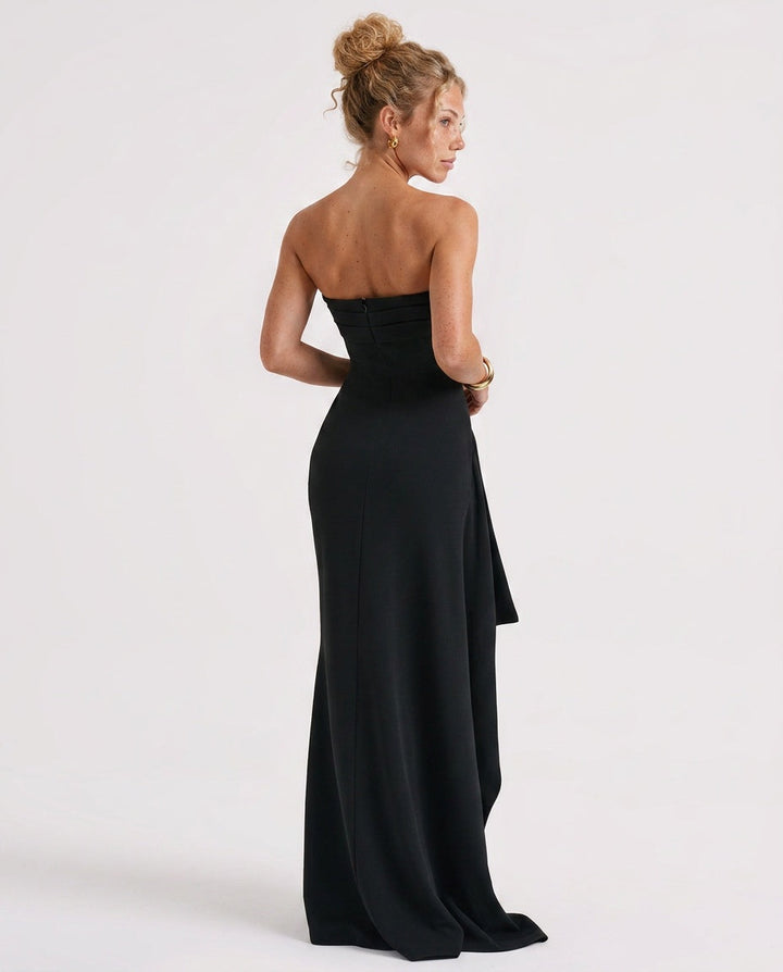 Ondine | Corset Lace-Up Maxi Dress